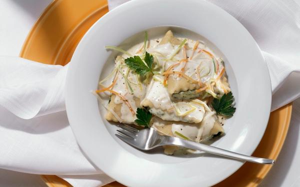 Raviolis farcis aux fruits de mer