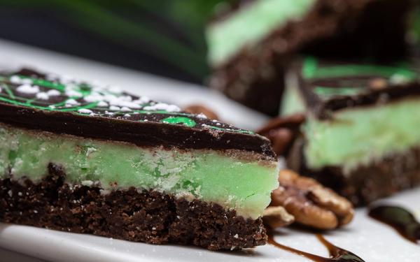Gâteau à la menthe et au chocolat