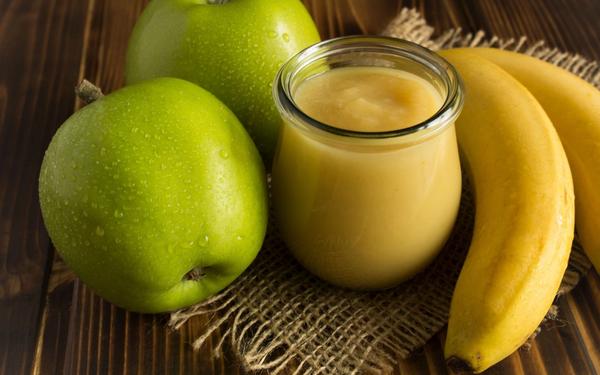 Compote de pommes-bananes