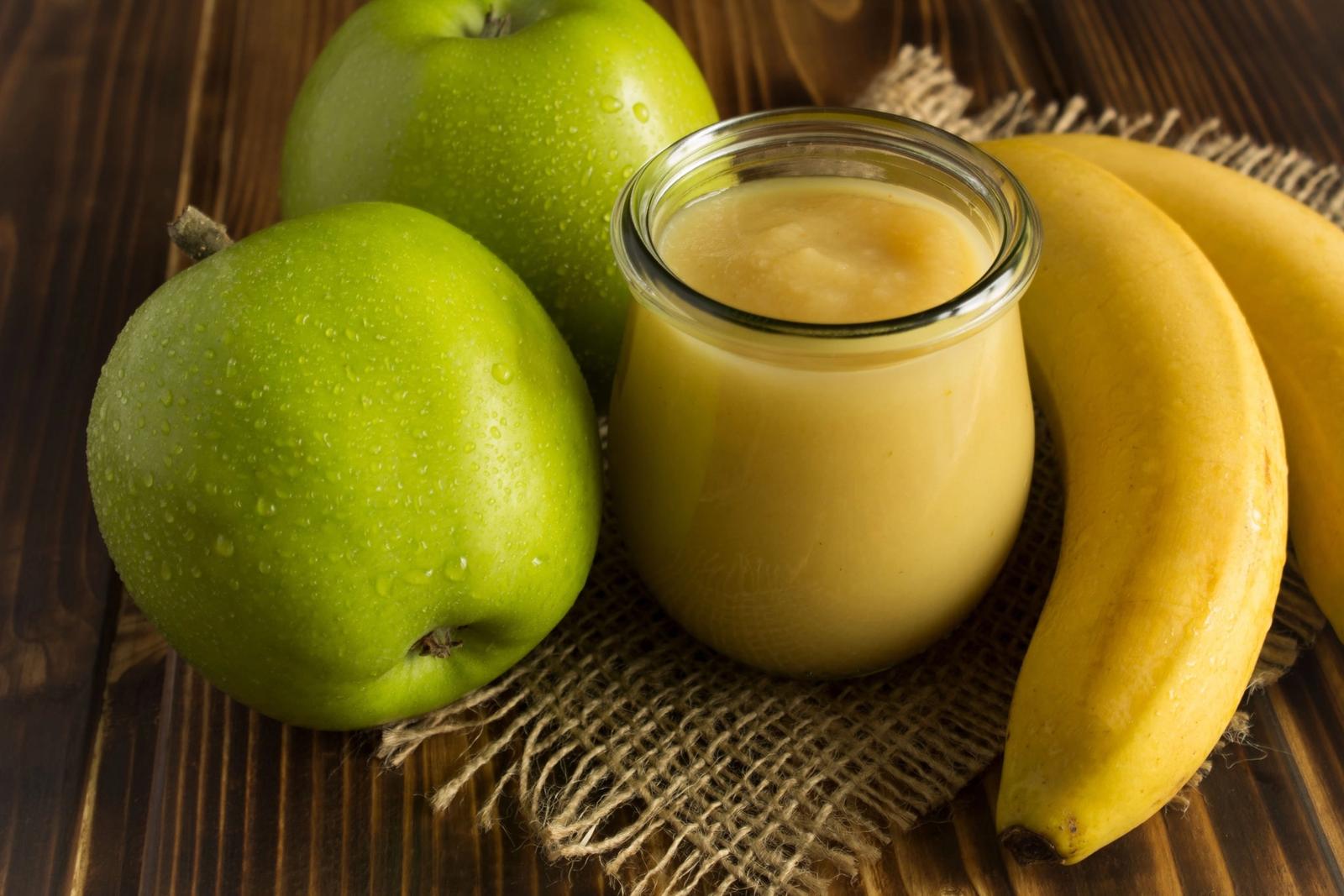 Compote de pommes-bananes