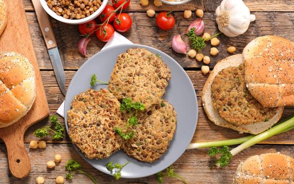 Steak végétarien aux lentilles et épices