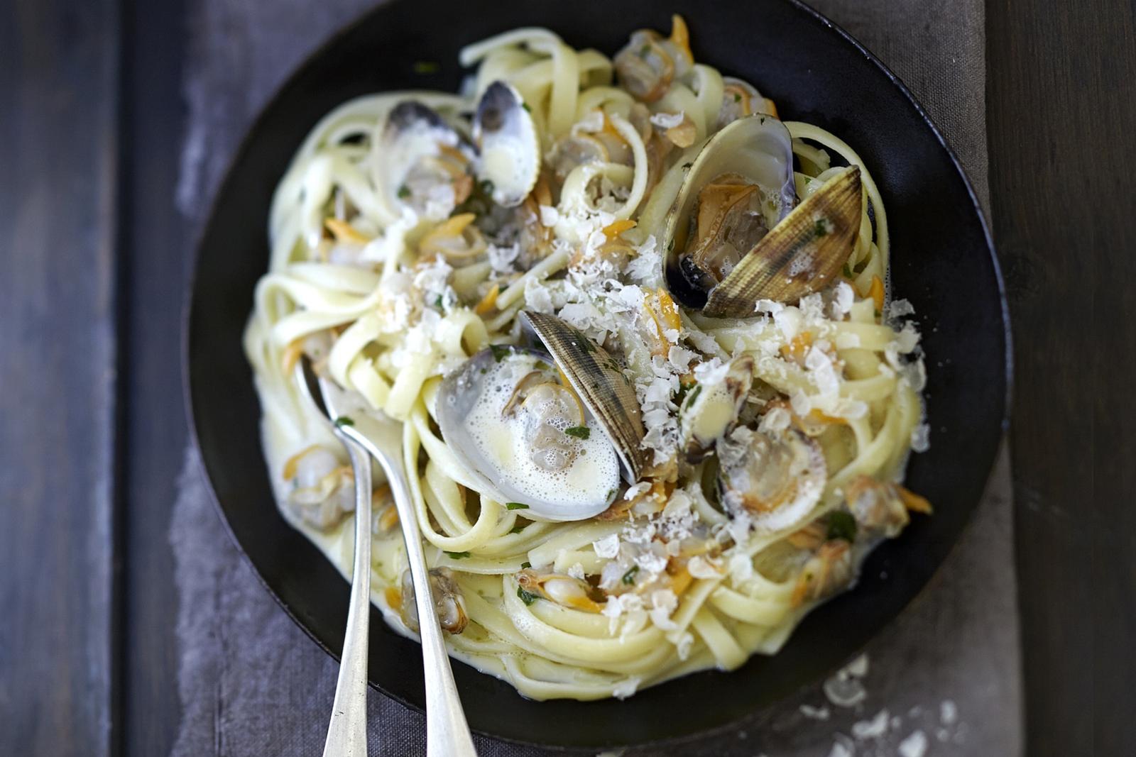 Tagliatelles aux palourdes