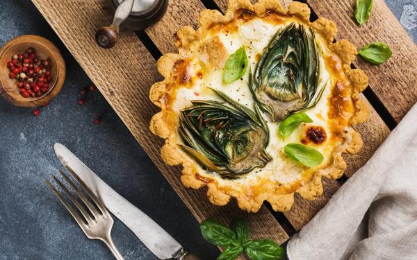 Quiche à l'artichaut