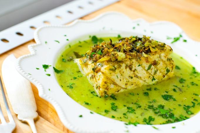 Recette cabillaud sauce verte