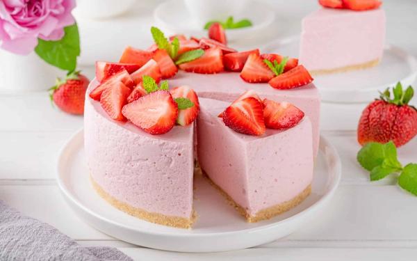 Recette gâteau mousse à la fraise