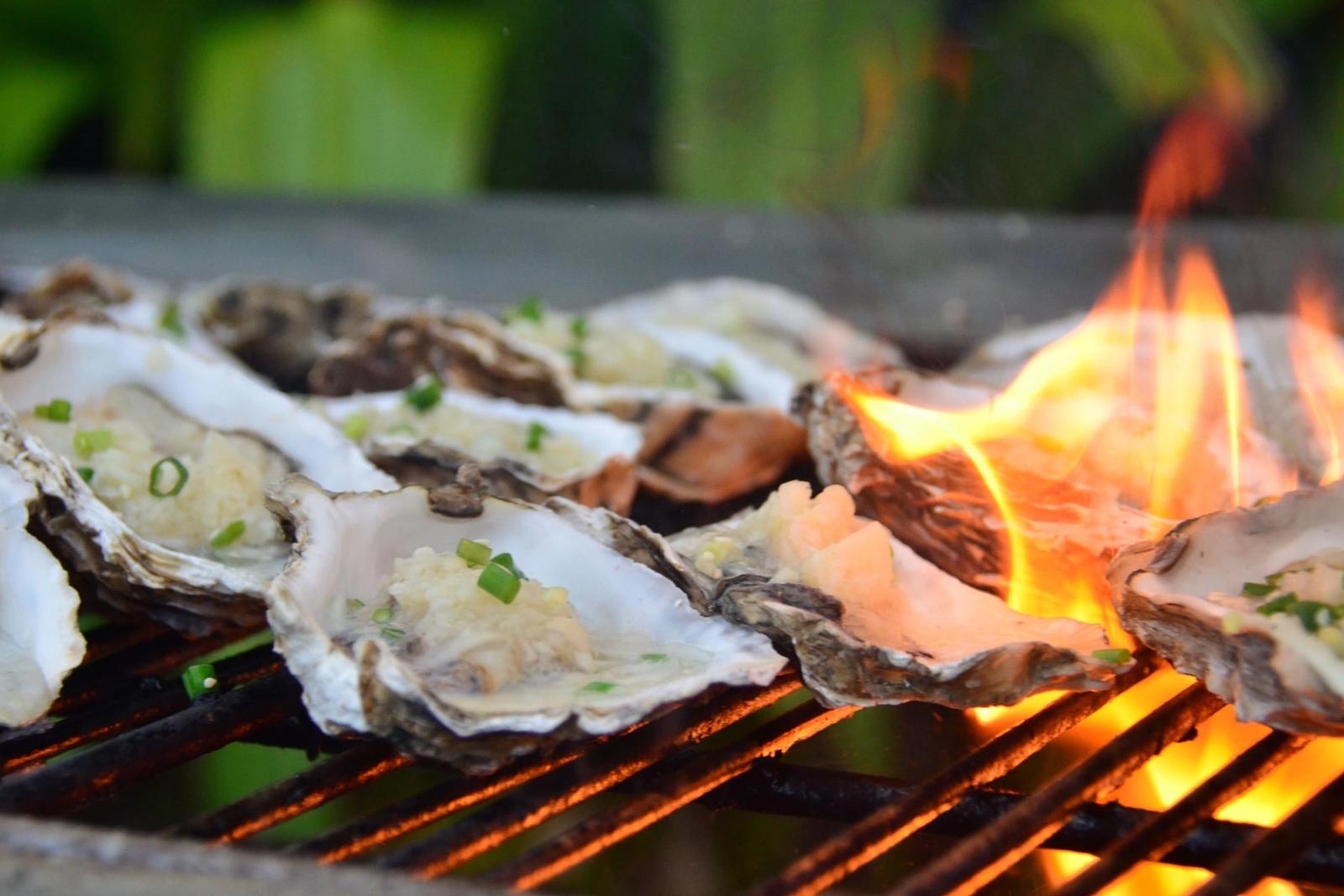 Huîtres grillées