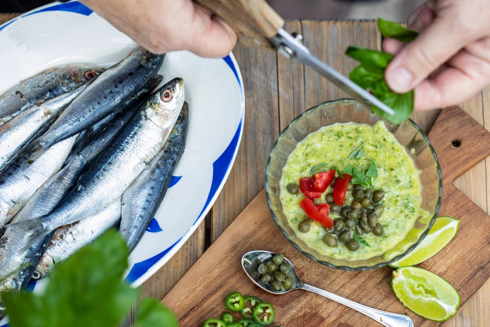 Sauce pour les sardines grillées