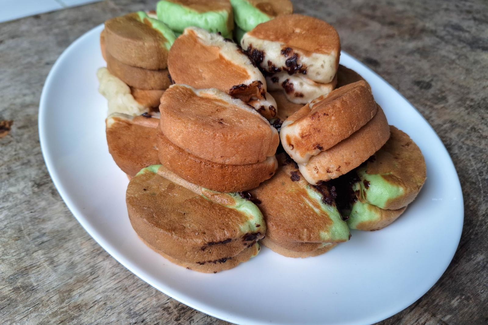 Kue Pukis Cokelat - crêpes javanaises au chocolat