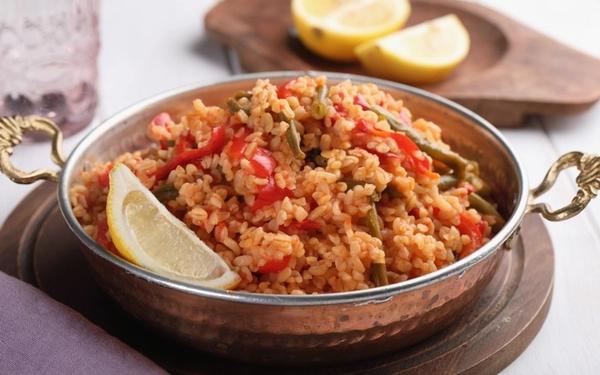Boulgour pilaf végétarien