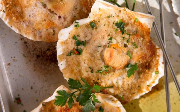Recette coquilles saint-jacques gratinées