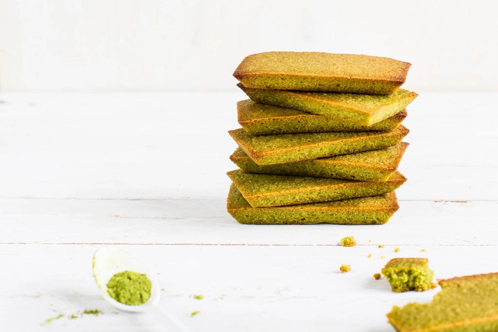 Financiers au thé matcha