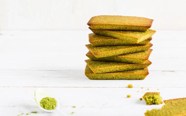 Financiers au thé matcha