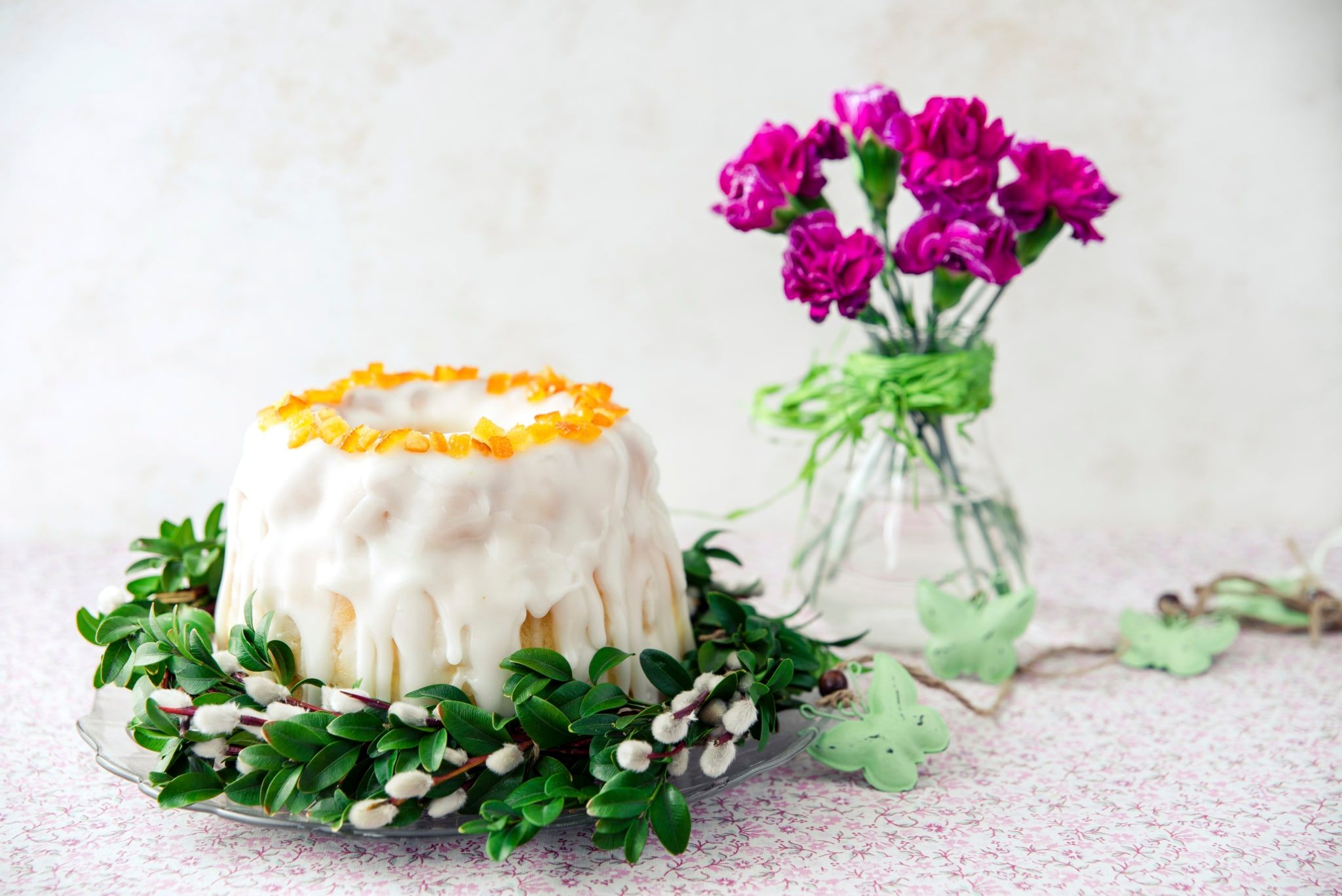 Baba Polonais de Pâques aux écorces d'oranges confites