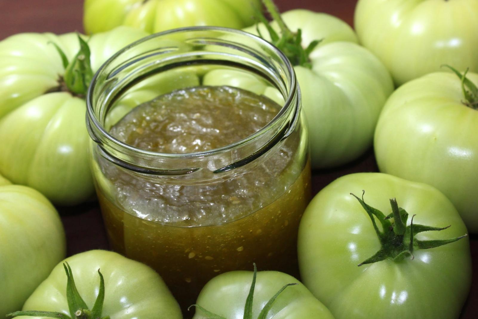 Confiture de tomates vertes