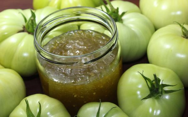 Confiture de tomates vertes