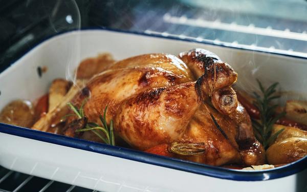 Poulet rôti au four