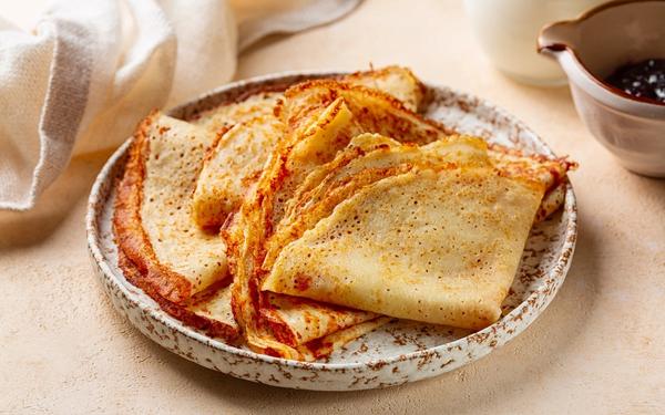 Crêpes maison sans gluten à base de farine de riz