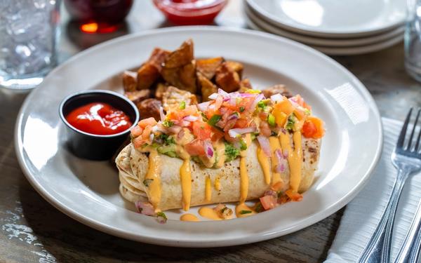 Burrito authentique mexicain