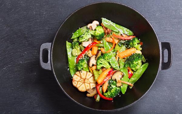 Recette wok de légumes