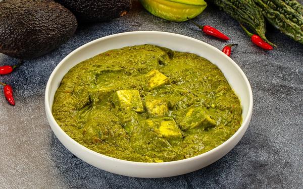 Palak Paneer, curry indien aux épinards et fromage blanc