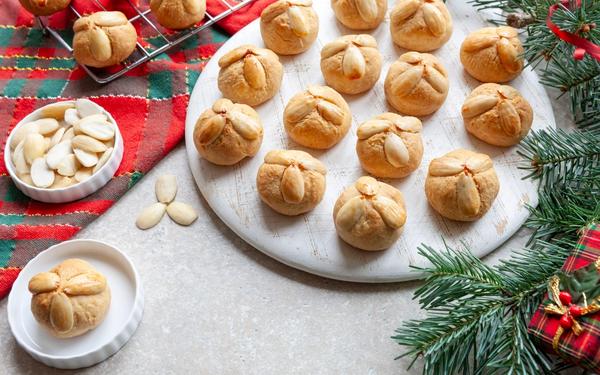Biscuits allemands au massepain et aux amandes (Bethmännchen)