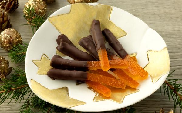 Orangettes au chocolat