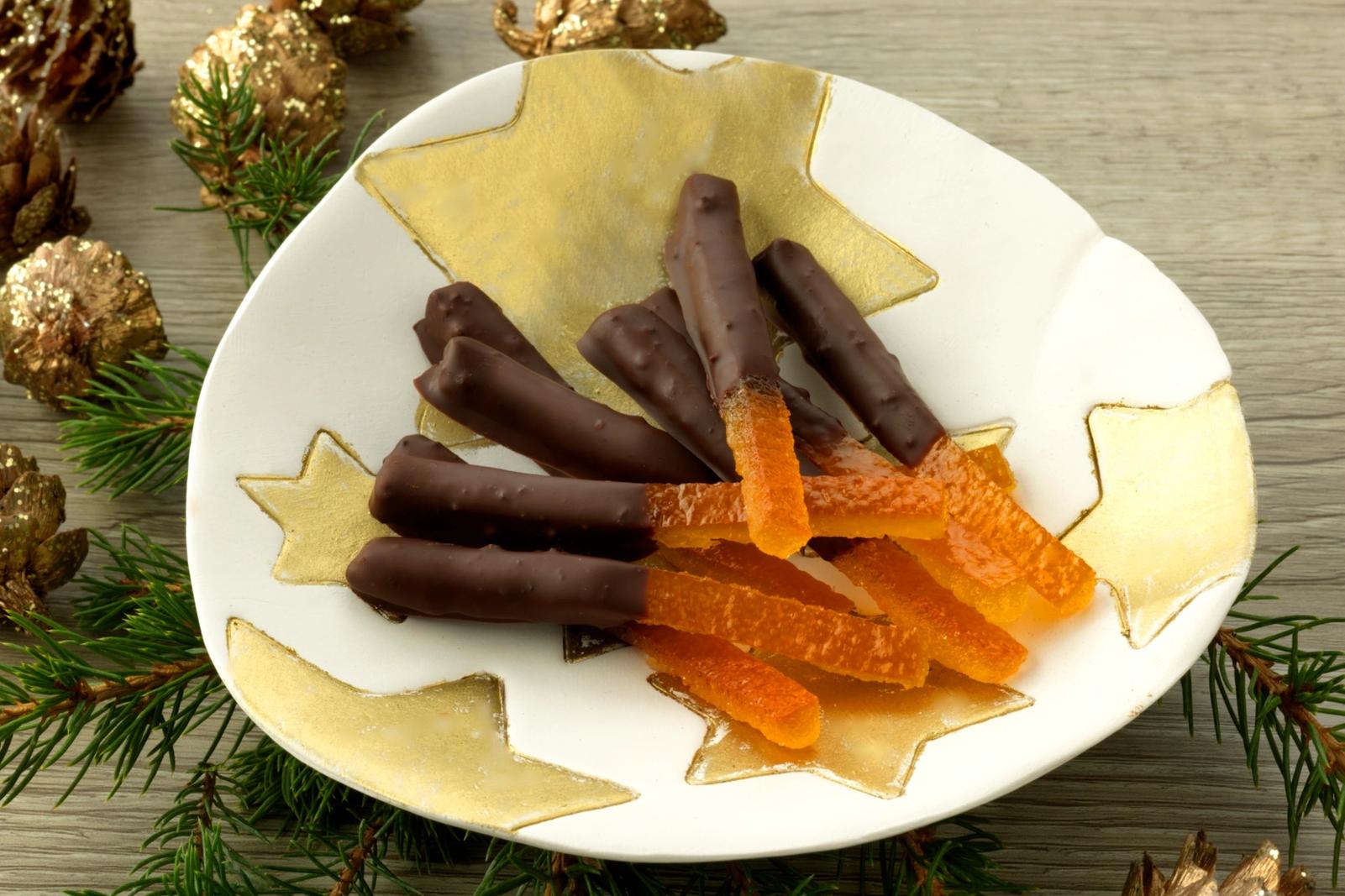 Orangettes au chocolat