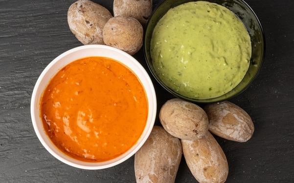 Mojo verde et mojo rojo (sauces canariennes)