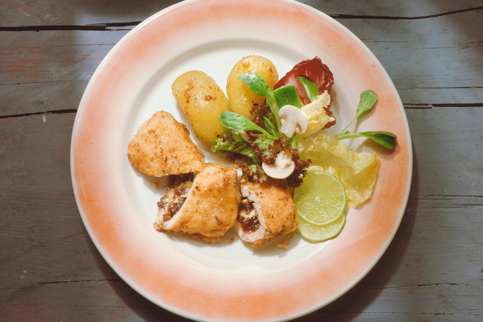 Escalope de dinde farcie aux canneberges