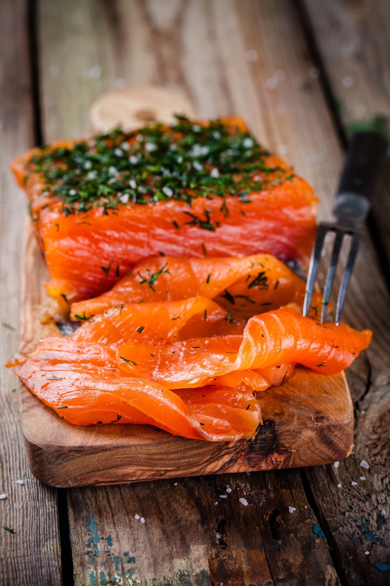 Recette gravlax de saumon aux herbes