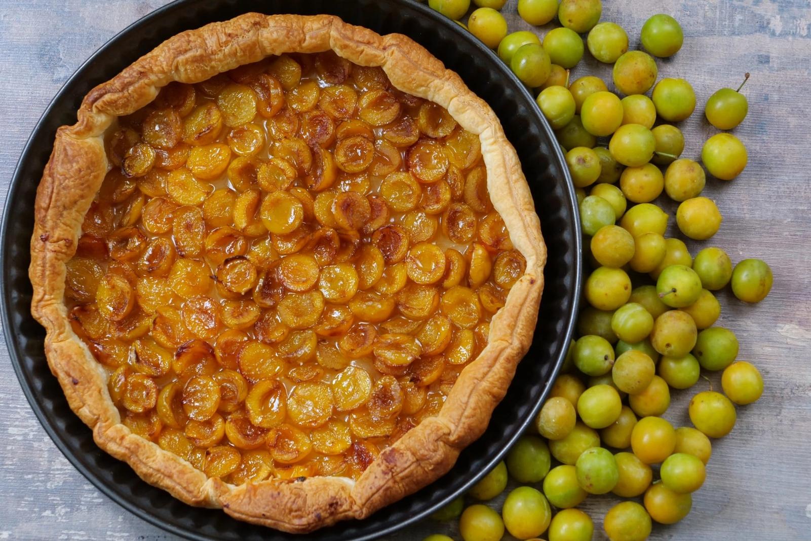 Tarte aux mirabelles
