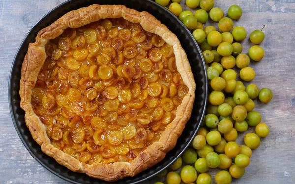 Tarte aux mirabelles