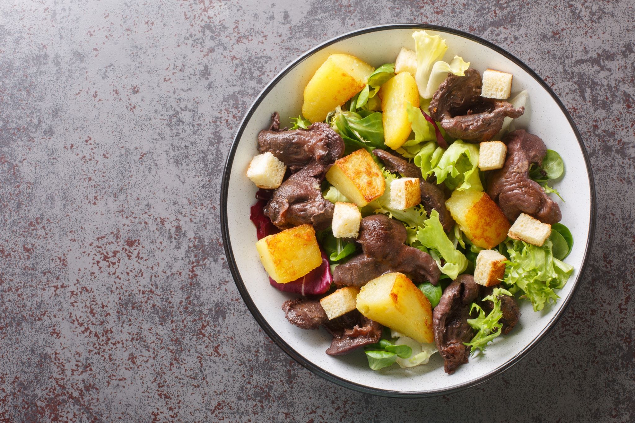 Recette salade de gésiers pomme de terre