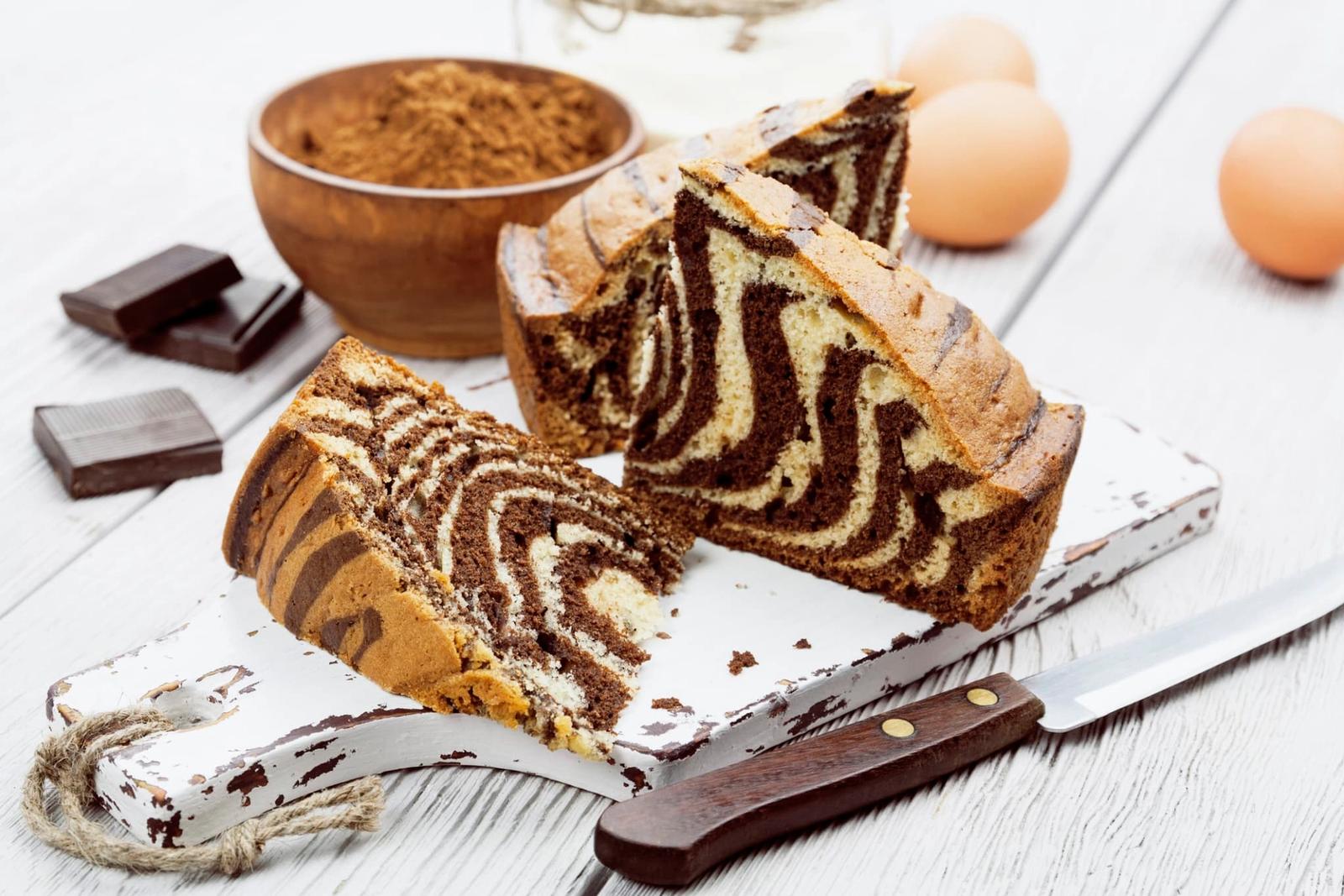 Gâteau zèbre