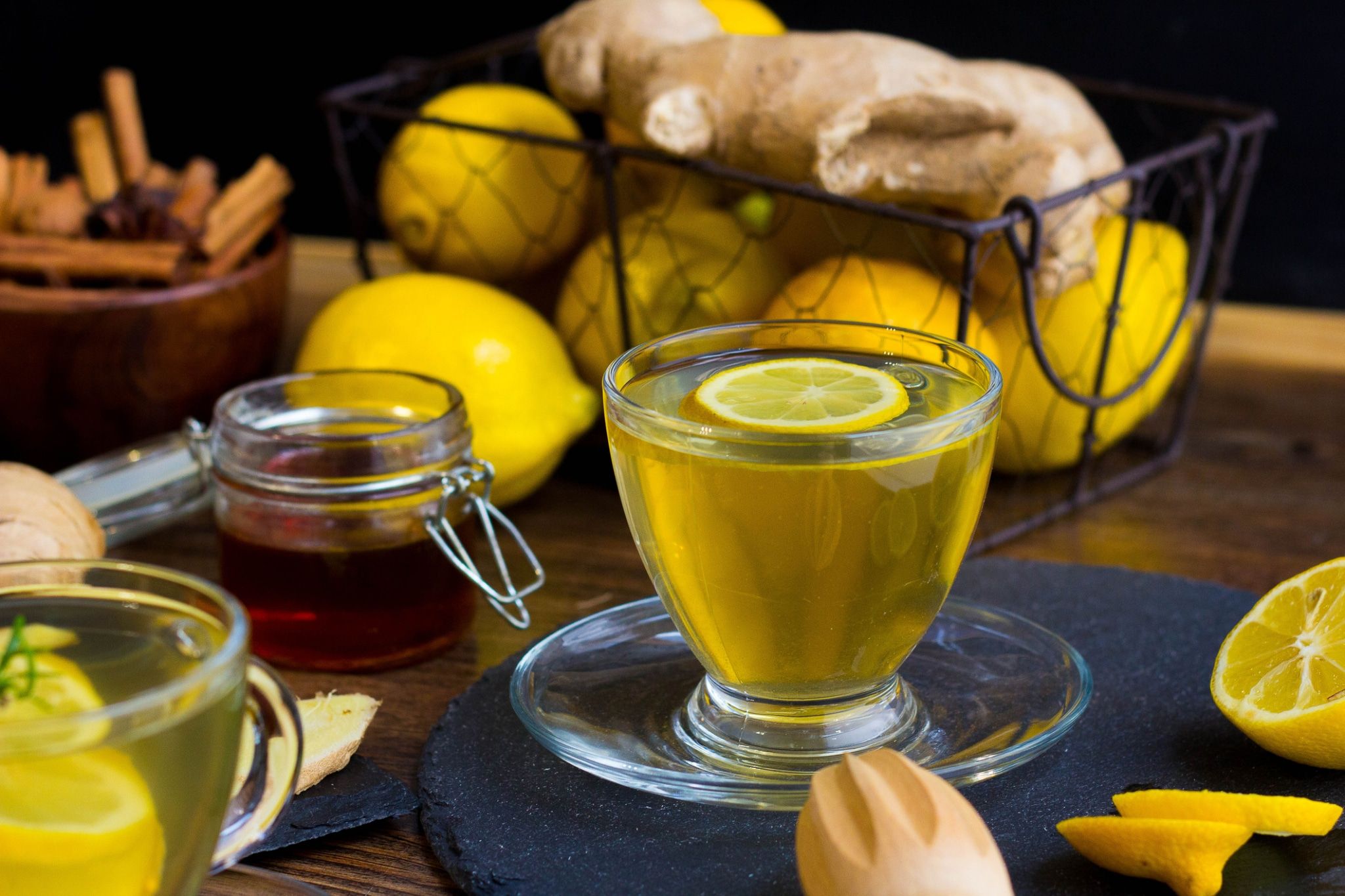 Recette thé à la menthe miel citron gingembre