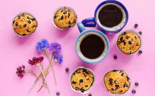 Muffins aux myrtilles