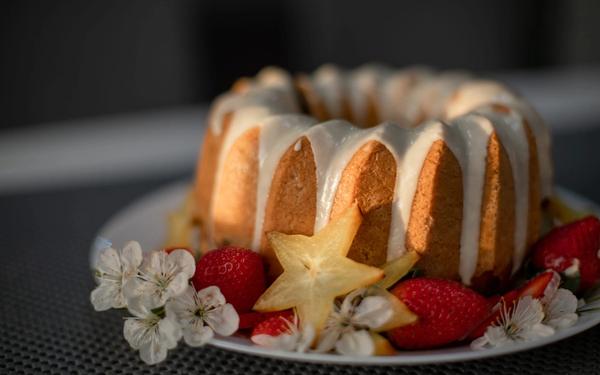 Kugelhopf, gâteau au chocolat blanc