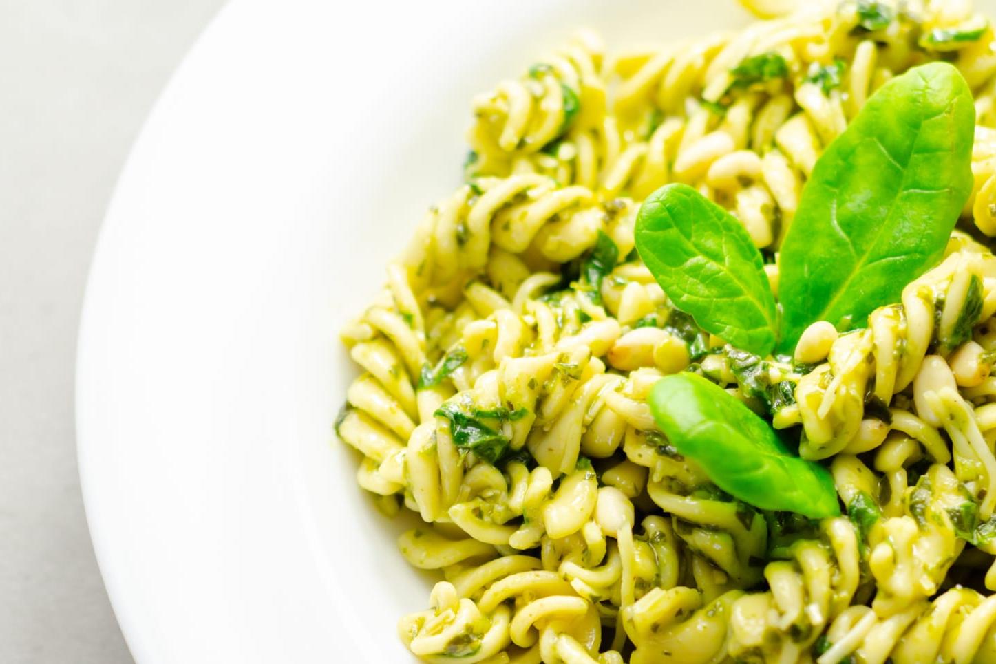 Recette fusilli aux épinards