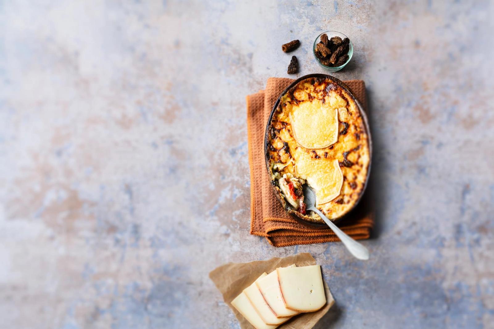 Paillasse savoyarde aux morilles