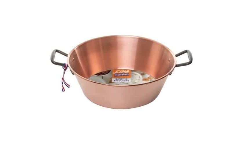 Test complet de la bassine en cuivre massif 38 cm Le Parfait