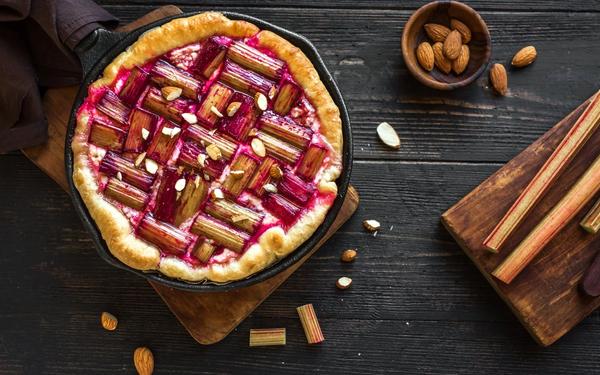 Tarte à la rhubarbe