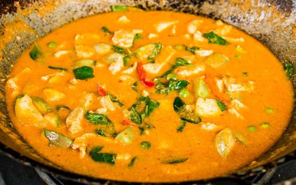 Recette curry rouge de porc