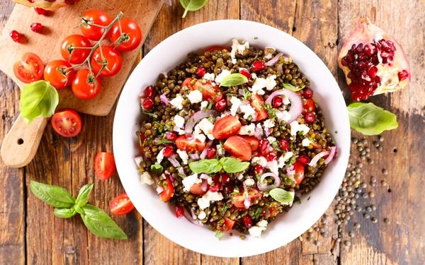 Salade de lentilles à la féta