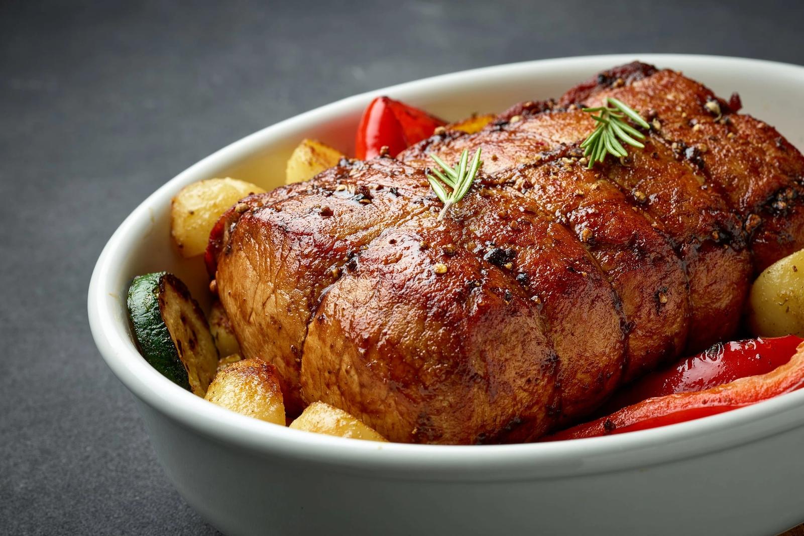 Rôti de porc pomme de terre au four