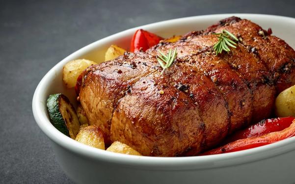 Rôti de porc pomme de terre au four
