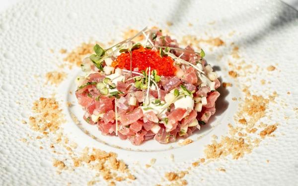 Recette tartare de thon et oeufs de lumps