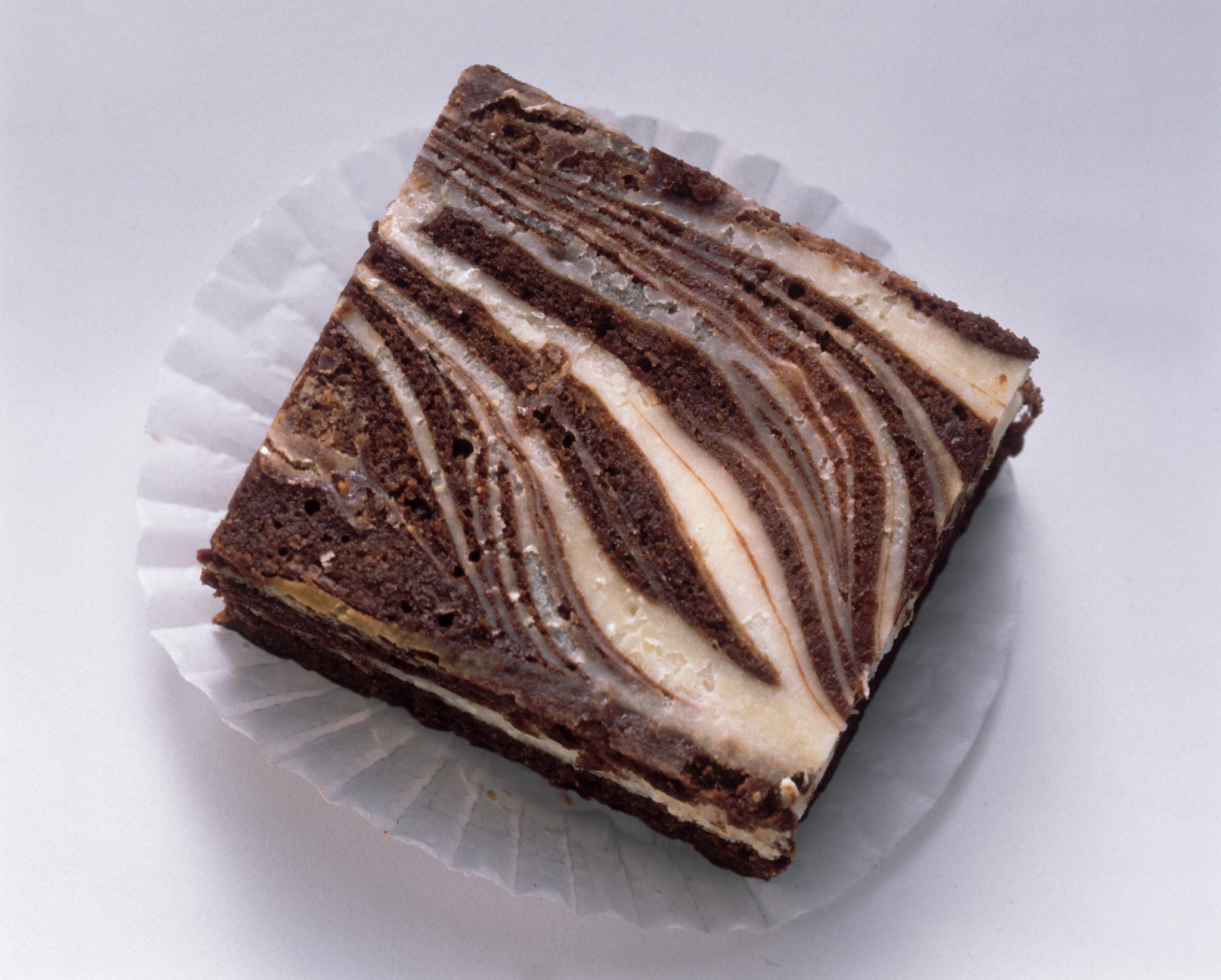 Brownie au cheesecake marbré