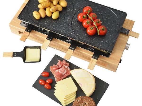Test du KITCHENCHEF – Appareil à raclette, Grill & Crêpes 8 personnes – KCWOOD8MAXI