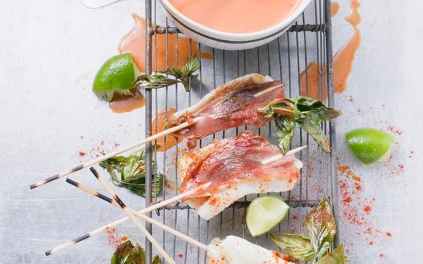 Saltimbocca de sole, sauce tomate et coco