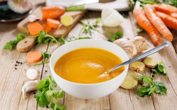 Soupe de carottes facile